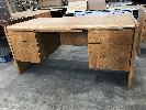 Wooden Desk (62.5"X30"X29"). 1 Piece.