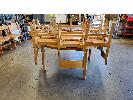 Wood Table & Chairs Set. 1 Lot = 8 pieces 